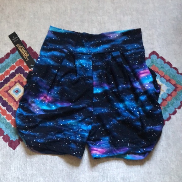 LAST PAIR: Harem galaxy butter soft comfy shorts - Picture 6 of 6
